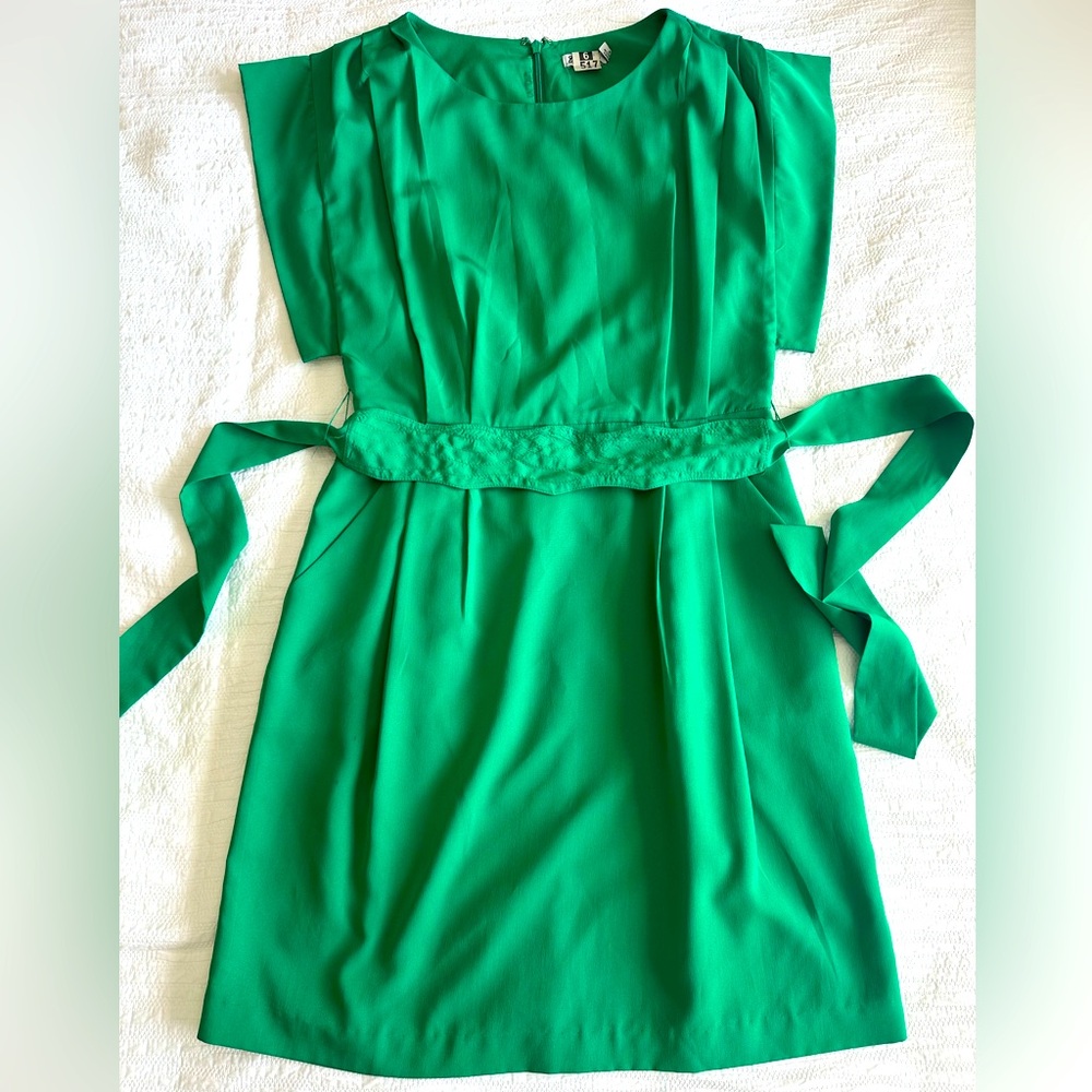 Emerald green Eliza J cocktail dress